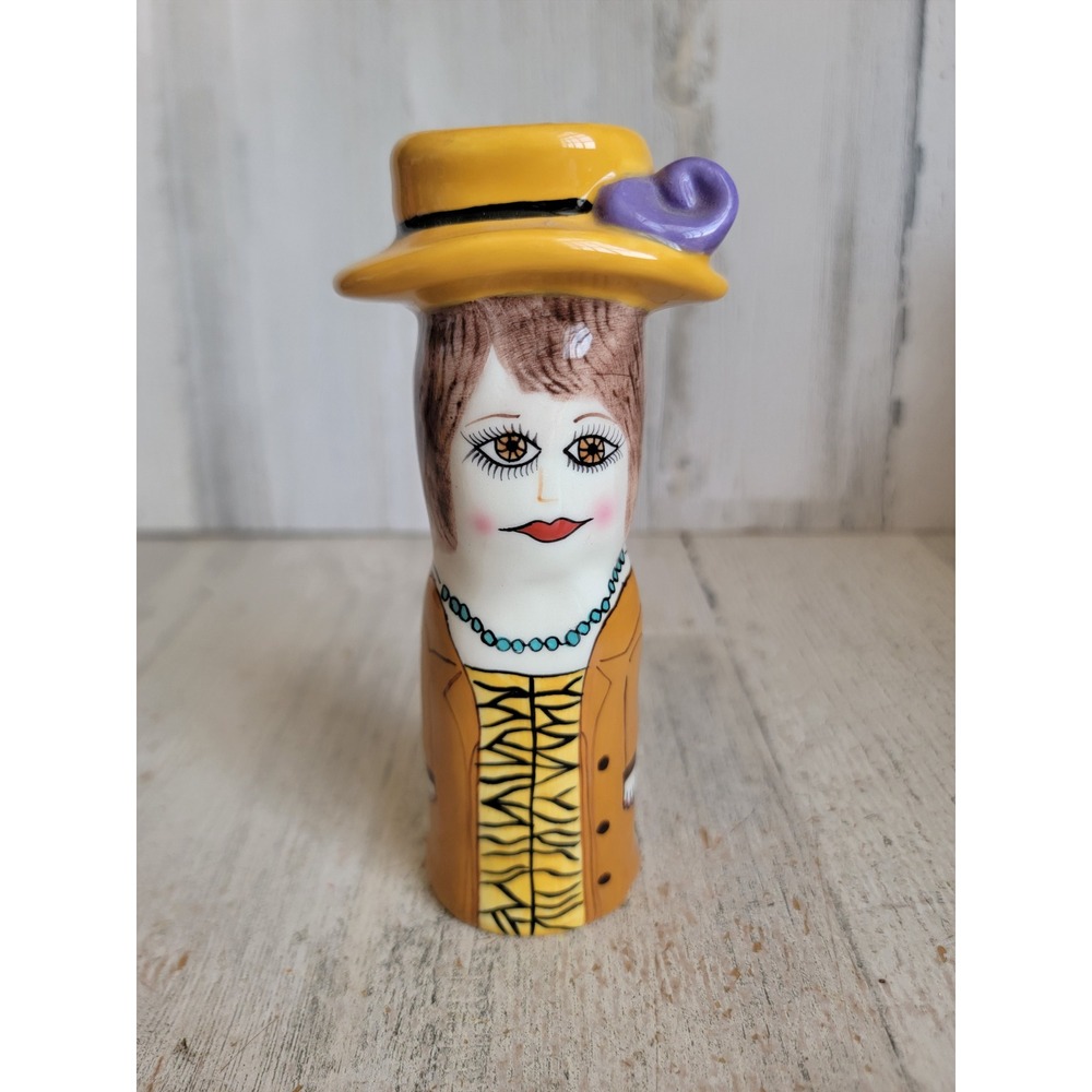 Susan Paley Allison mini vintage vase ceramic Bella casa fancy dress unique